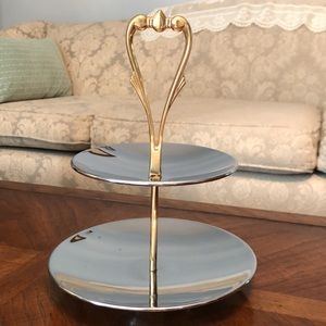 Vintage KROMEX petit fours stand